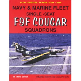 Navy & Marine Fleet Single-Seat F9F Cougar Squadrons