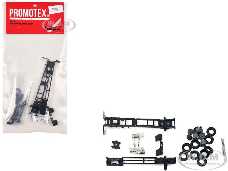 Long Chassis Kit for Mack Cabs 1/87 (HO) Plastic Model by Promotex - Accessories