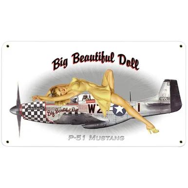 "Big Beautiful Doll" Metal Sign - Vintage Sign Co.