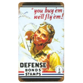 You Buy 'em, We'll Fly 'em Sign - Vintage Sign Co.