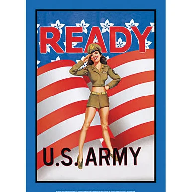 U.S. Army: "Ready" Metal Sign - Signs 4 Fun