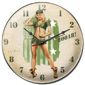 "Hooah" Army Clock - Vintage Sign Co.