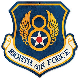 Eighth Air Force Metal Sign - Vintage Sign Co.