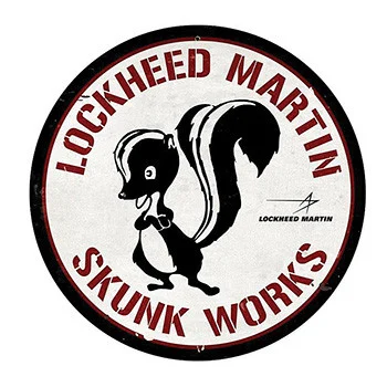 Lockheed Martin Skunk Works Metal Sign - Vintage Sign Co.