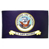 U.S. Navy Retired Flag - American Eagle Trading