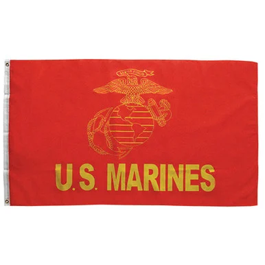 U.S. Marines Insignia Flag - American Eagle Trading