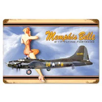 Memphis Belle Metal Sign - Vintage Sign Co.