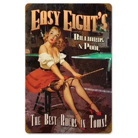 Easy Eight's Metal Sign - Vintage Sign Co.
