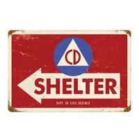 Civil Defense Metal Sign - Vintage Sign Co.