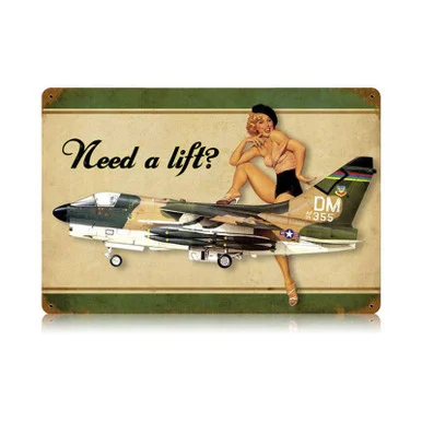 "Need a Lift?" Metal Sign - Vintage Sign Co.