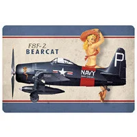 F8F-2 Bearcat Metal Sign