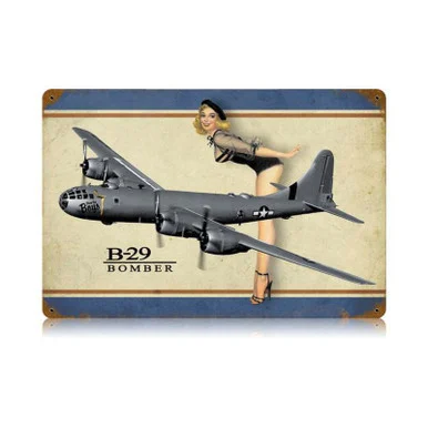 B-29 Superfortress Metal Sign