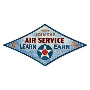 "Join the Air Service" Metal Sign - Vintage Sign Co.
