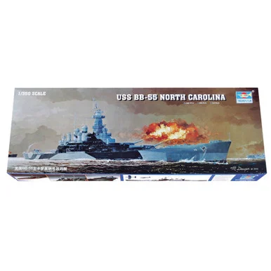 USS North Carolina (BB-55) Battleship 1/350 Kit.