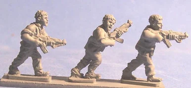 PIG170142 - MILITIA ADVANCING AK-47