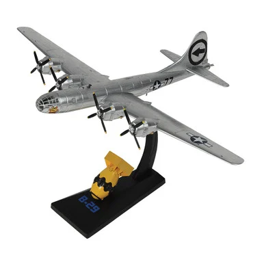 B-29 Superfortress, 1/144 Die Cast Model - AF1-0112C Bockscar with 1/72 Scale "Fatman" Bomb