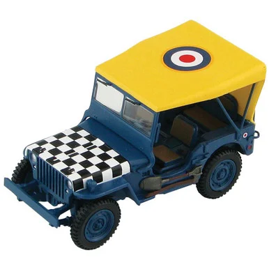 Willys MB Jeep 1/48 Die Cast Model RAF, WWII - Hobby Master