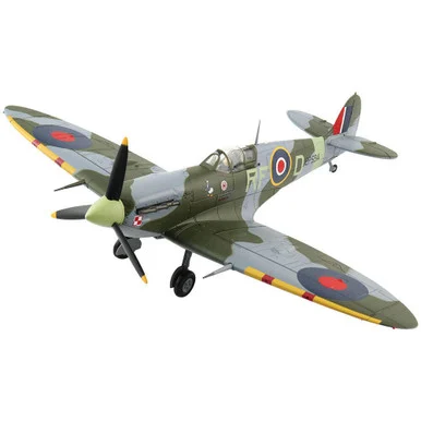 Spitfire MK. Vb 1/48 Die Cast Model Lt. Jan Zumbach, 303 Sqn., RAF, Aug/Sept 1942 - Hobby Master