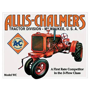 Allis-Chalmers Metal Sign