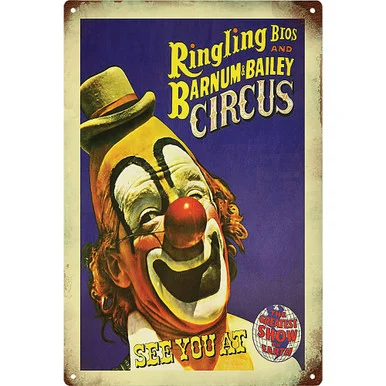Ringling Bros. and Barnum & Bailey Circus Metal Sign RG289 - Reedyville Goods