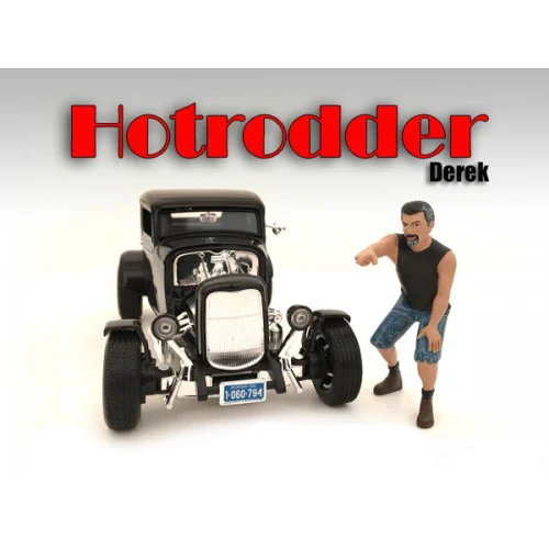 "Hotrodders" Derek Figure For 1:18 Scale Models by American Diorama - Accessories