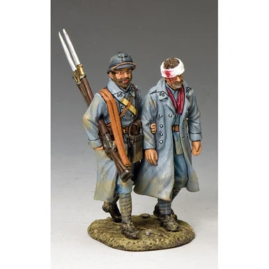 2-piece French Soldiers "Poilus Walking Wounded"