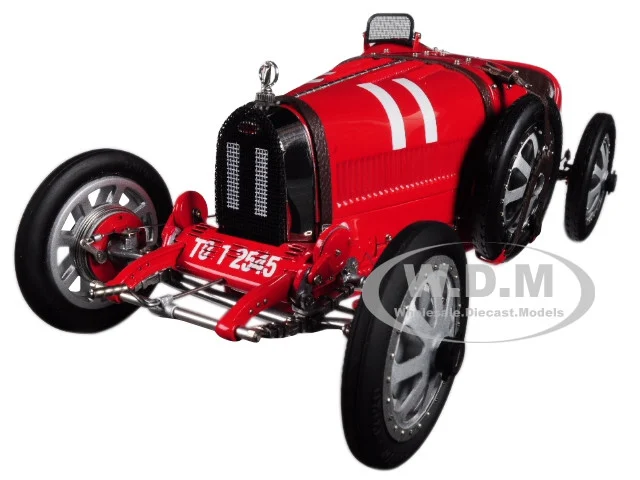 Bugatti T35 #11 National Color Project Grand Prix Italy Limited Edition to 800 pieces Worldwide 1/18 Diecast Model Car by CMC - Bugatti Models