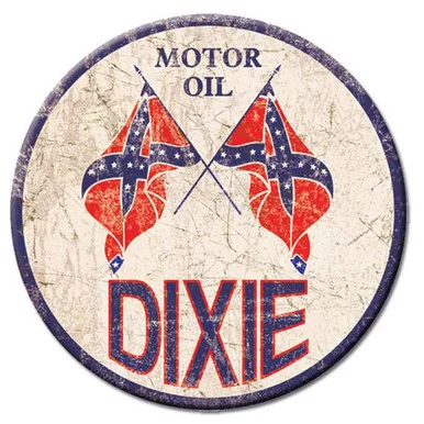 Dixie Motor Oil Metal Sign - Desperate Enterprises