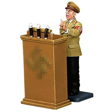 Propaganda Minister Josef Goebbels w/ Podium 1/30 Figure - King and Country