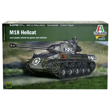 M18 Hellcat Tank Destroyer 1/56 Kit - Italeri