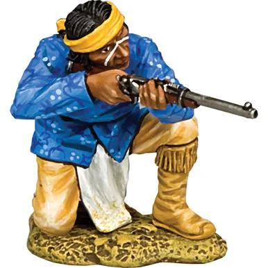 Apache "Kneeling, Firing" 1/30 Figure - King and Country