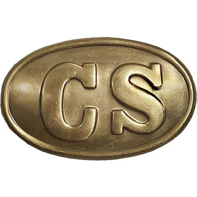 Confederate State Brass Belt Buckle - Collector's Armoury, Ltd