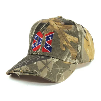Confederate Battle Flag Camouflage Cap - Ruffin Flag Company