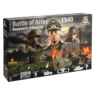 World War II Battle of Arras, 1940 1/72 Figure Set - Italeri