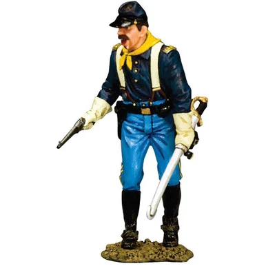 10th Cavalry Officer w/ Pistol and Sword 1/30 Figure - King and Country