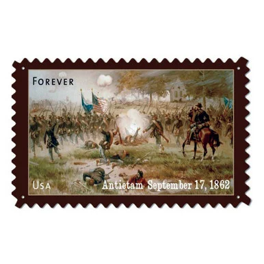 Antietam September 17, 1862 Stamp Sign - Vintage Sign Co.