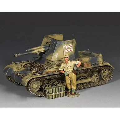 Panzerjager 1 1/30 Model w/ Figure - King and Country