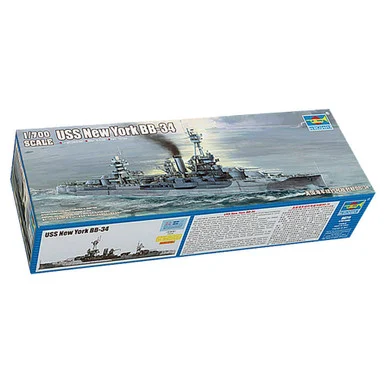 USS New York BB-34 1/700 Kit