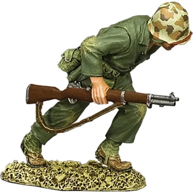 US Marines Running 1/30 Figure - King and Country