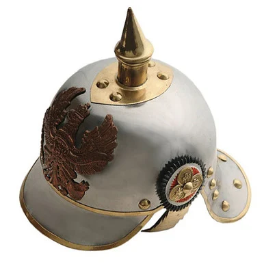 German Pickelhaube Helmet with Eagle Emblem - SZCO Supplies