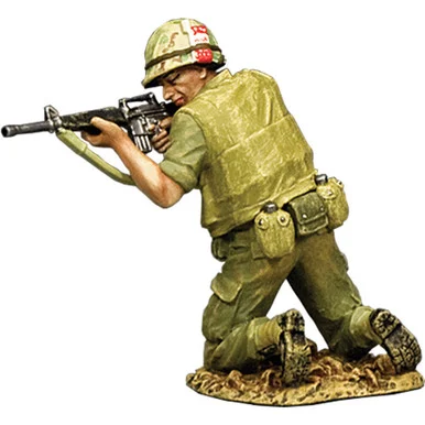 Kneeling/Firing Soldier 1/30 Figure - King and Country