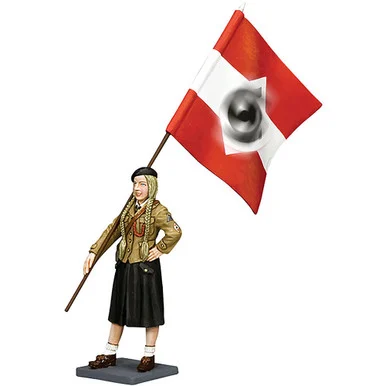 Hitler Youth Girl Standard Bearer 1/30 Figure - King and Country