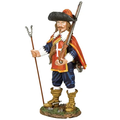 Cardinal Guard with Musket at Shoulder 1/30 Figure - King and Country