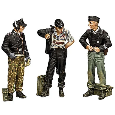 3-Piece Dismounted Tank Crew #2 1/30 Figure Set