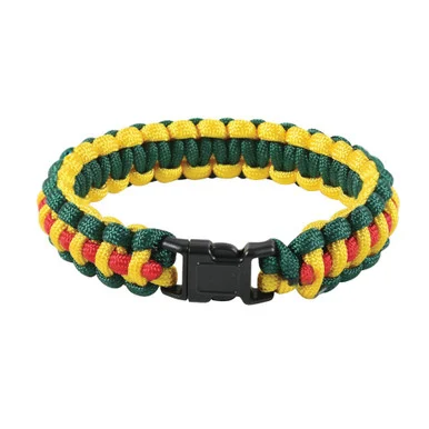 Vietnam-Style Paracord Bracelet- Ribbon Pattern