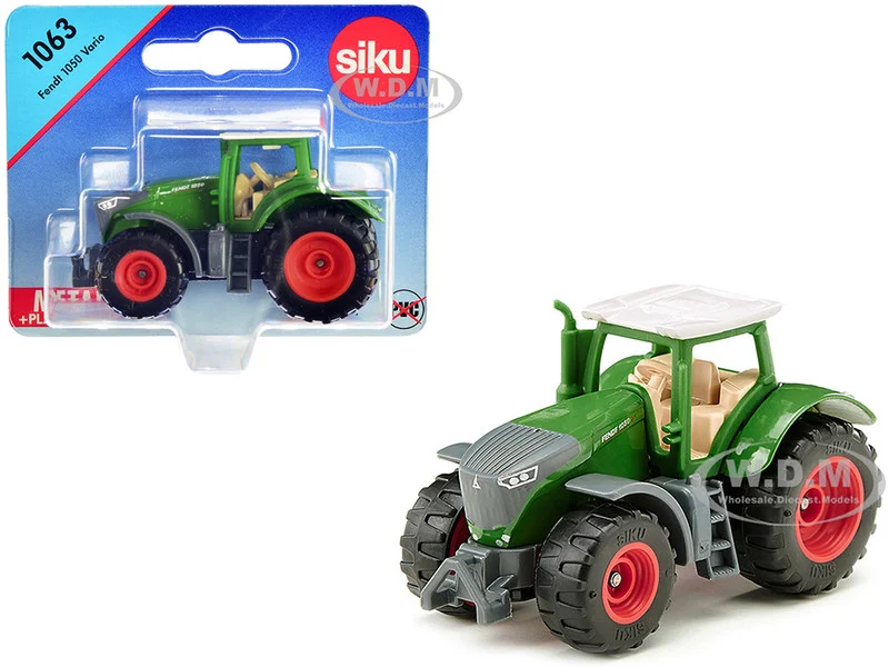 Fendt 1050 Vario Tractor Green with White Top Diecast Model by Siku - Tractors & Farm Models