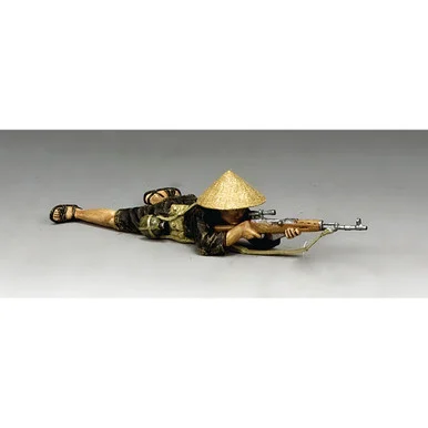 Viet Cong Lying Sniper 1/30 Figure - King and Country