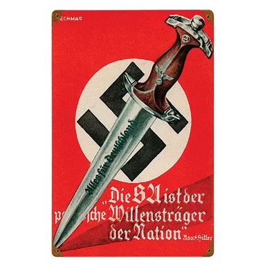 Nazi Dagger Metal Sign - Vintage Sign Co.