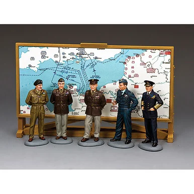 D-Day Commanders 1/30 Figure Set