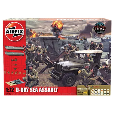 75th Anniversary D-Day Sea Assault Set 1/72 Kit
